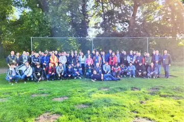 Ein Gruppenfoto von allen Beteiligten am Unternehmensausflug der CHS Spezialcontainer Shelter and Engineering GmbH