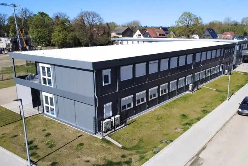 Außenaufnahme des Projektes Dillener Quartier in Vogelperspektive