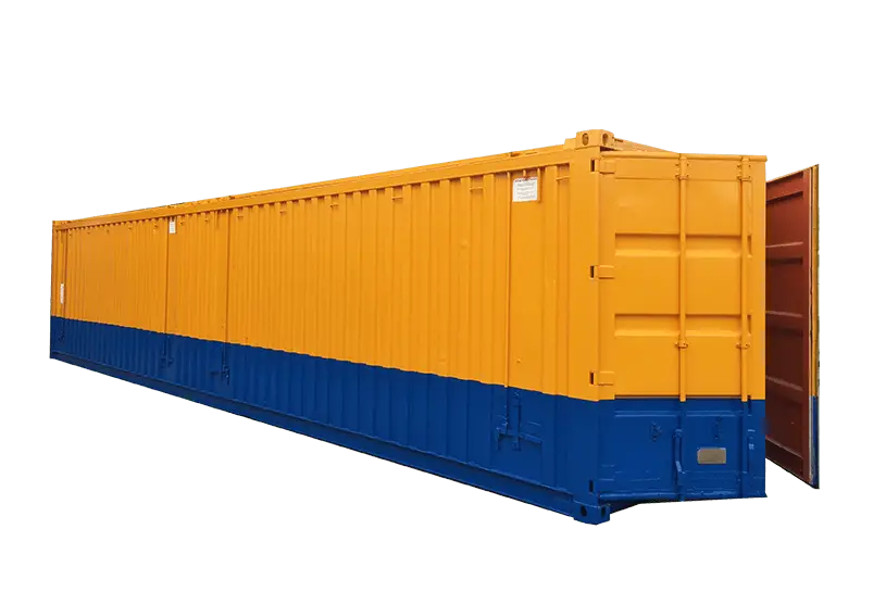 Außenansicht eines 40 Fuß Hard Top Containers der CHS Container Group