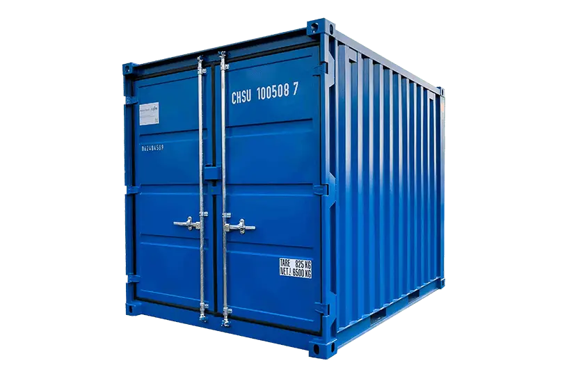 Außenansicht eines 8 Fuß Containers