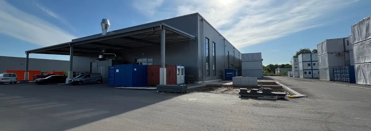 Neues Depot für Modulbauten