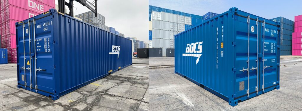 Die neuen CHS Container für BOCS in individueller Farbe und mit Firmenlogo