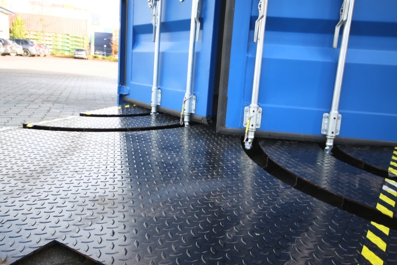 The patented container ramp from CHS Container Group