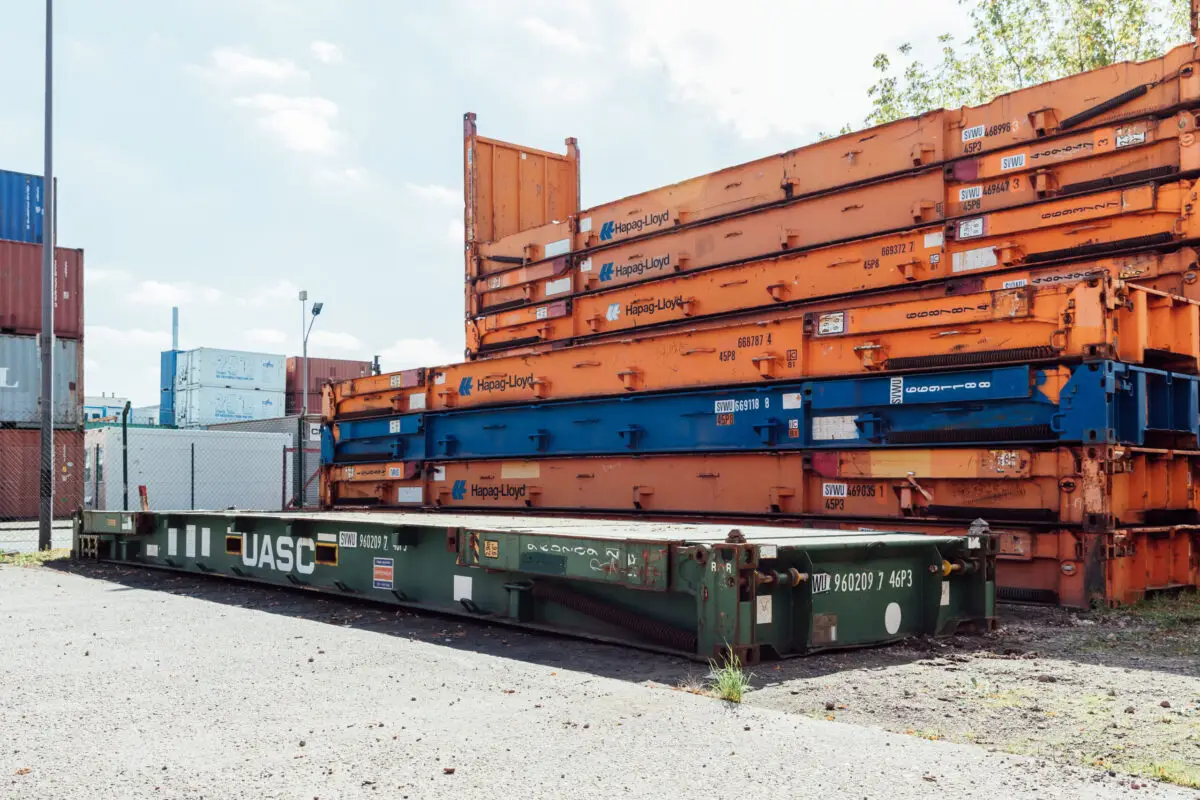 40ft Used Flat-Rack Container - CHS Container Group