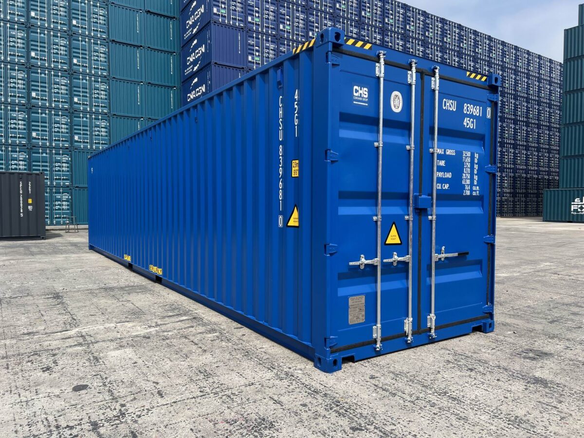 Handel Hub Container 40 Fuß Neu High-Cube Seecontainer - CHS Container Handel GmbH
