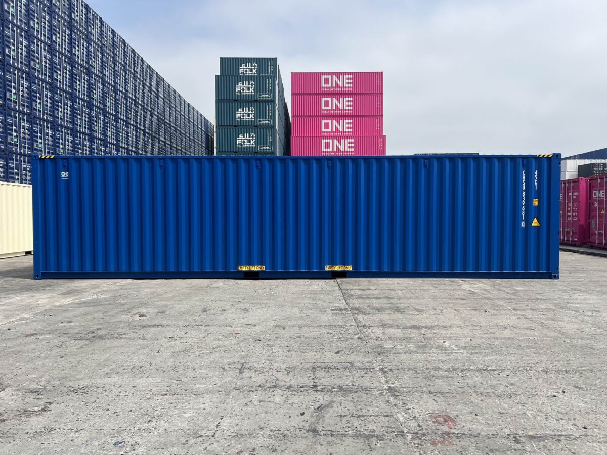 Handel Hub Container 40 Fuß Neu High-Cube Seecontainer - CHS Container Handel GmbH