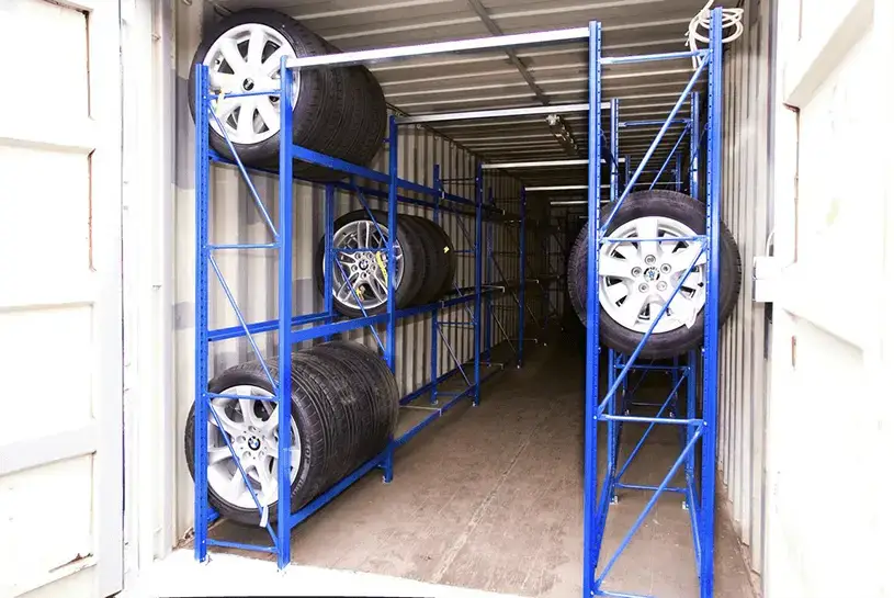 40 Fuß Neu Reifencontainer Regal