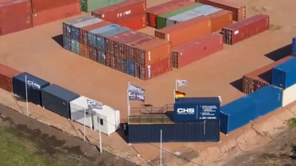 Vogelperspektive neues Depot Montevideo