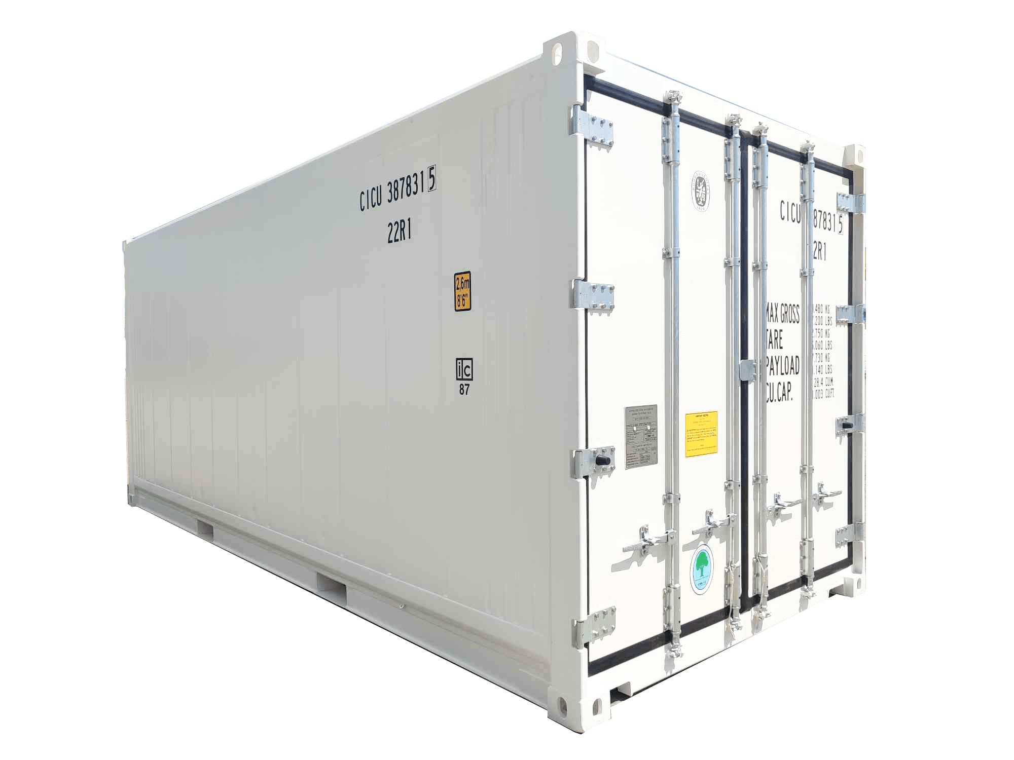 20 Reefer freigestellt