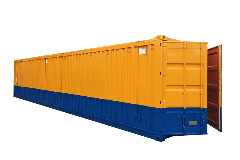 Außenansicht eines 40 Fuß Hard Top Containers der CHS Container Group