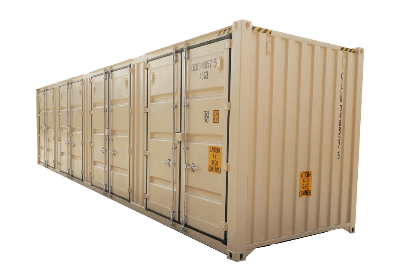 40 Fuß High Cube Sidedoor