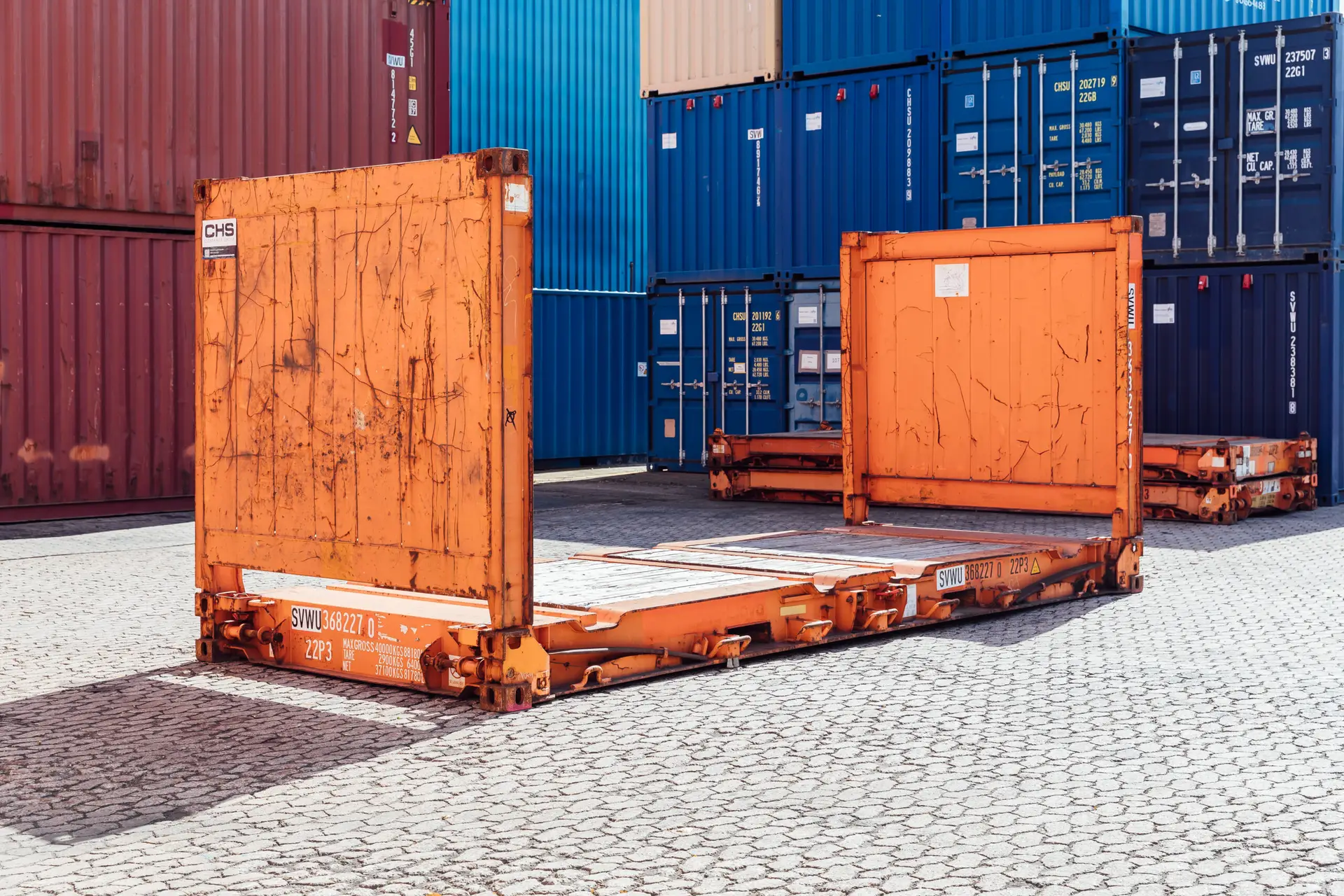 20ft Used Flat-Rack Containers For Sale