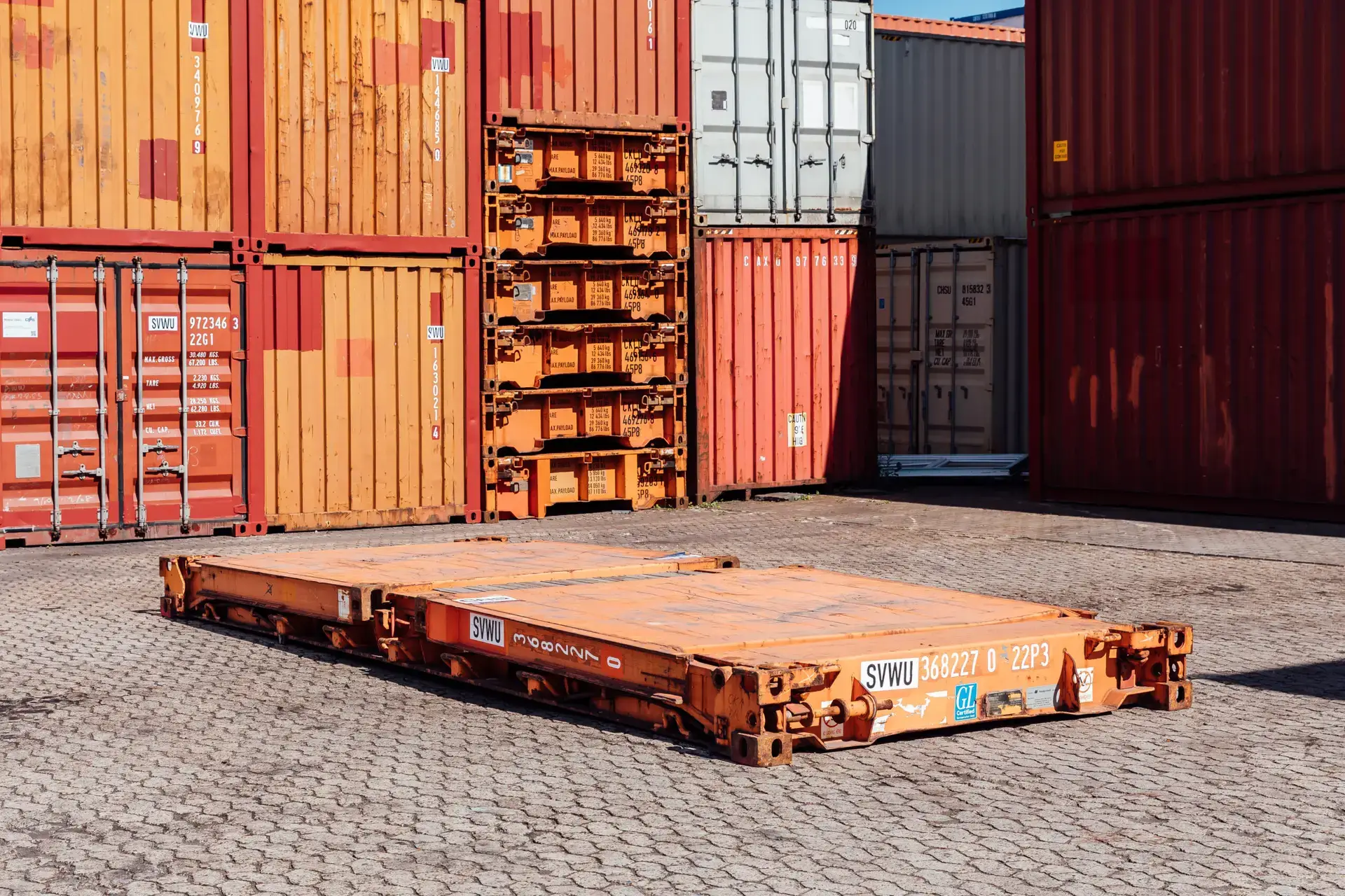 20ft Used Flat-Rack Containers For Sale - Image 8