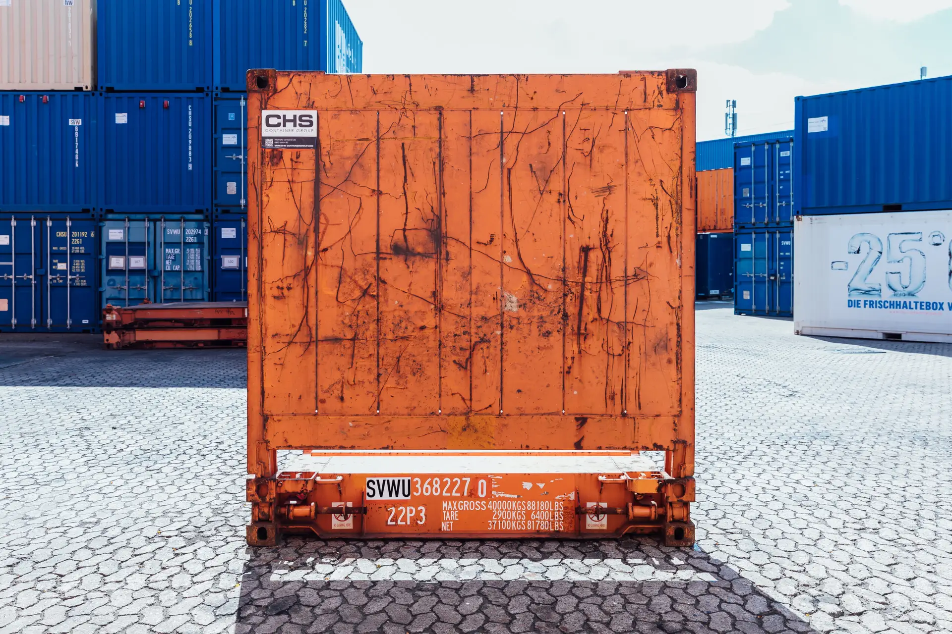 20ft Used Flat-Rack Containers For Sale - Image 4