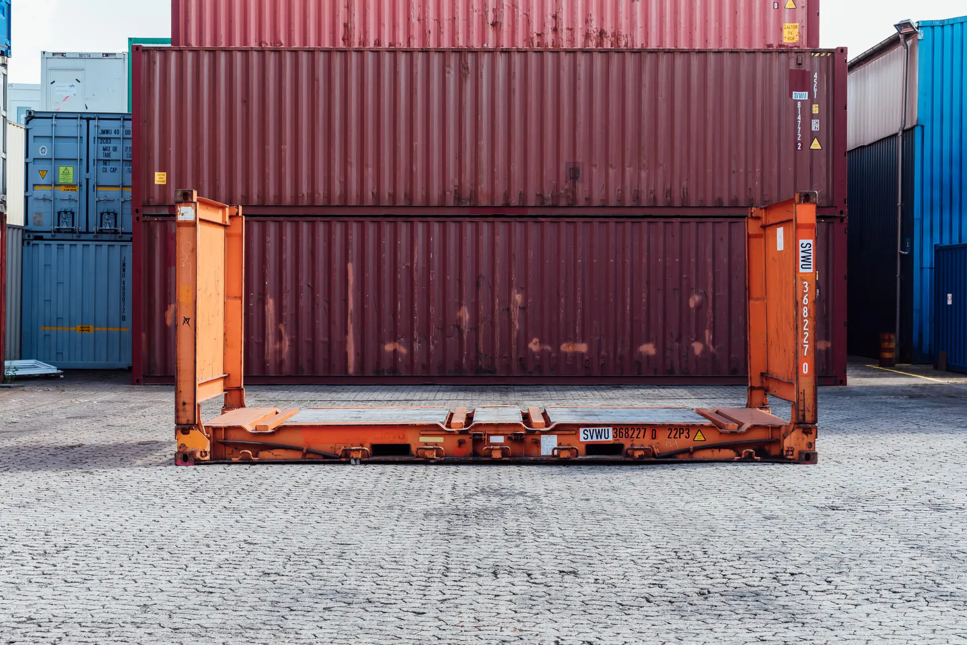 20ft Used Flat-Rack Containers For Sale - Image 6