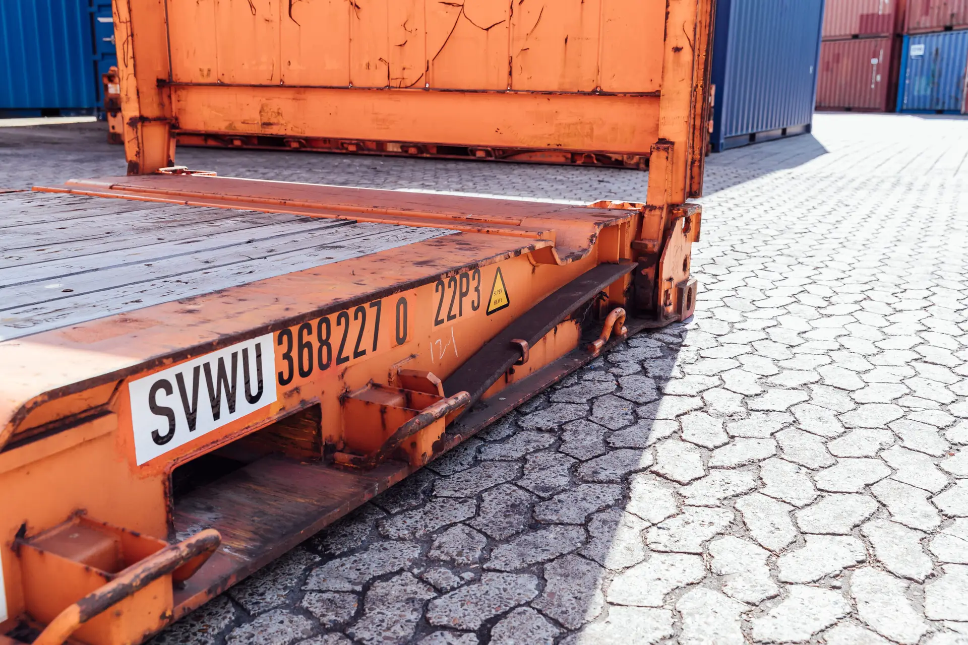 20ft Used Flat-Rack Containers For Sale - Image 12