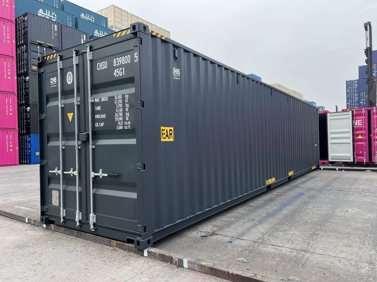 40ft High-Cube New Double-Door Containers For Sale