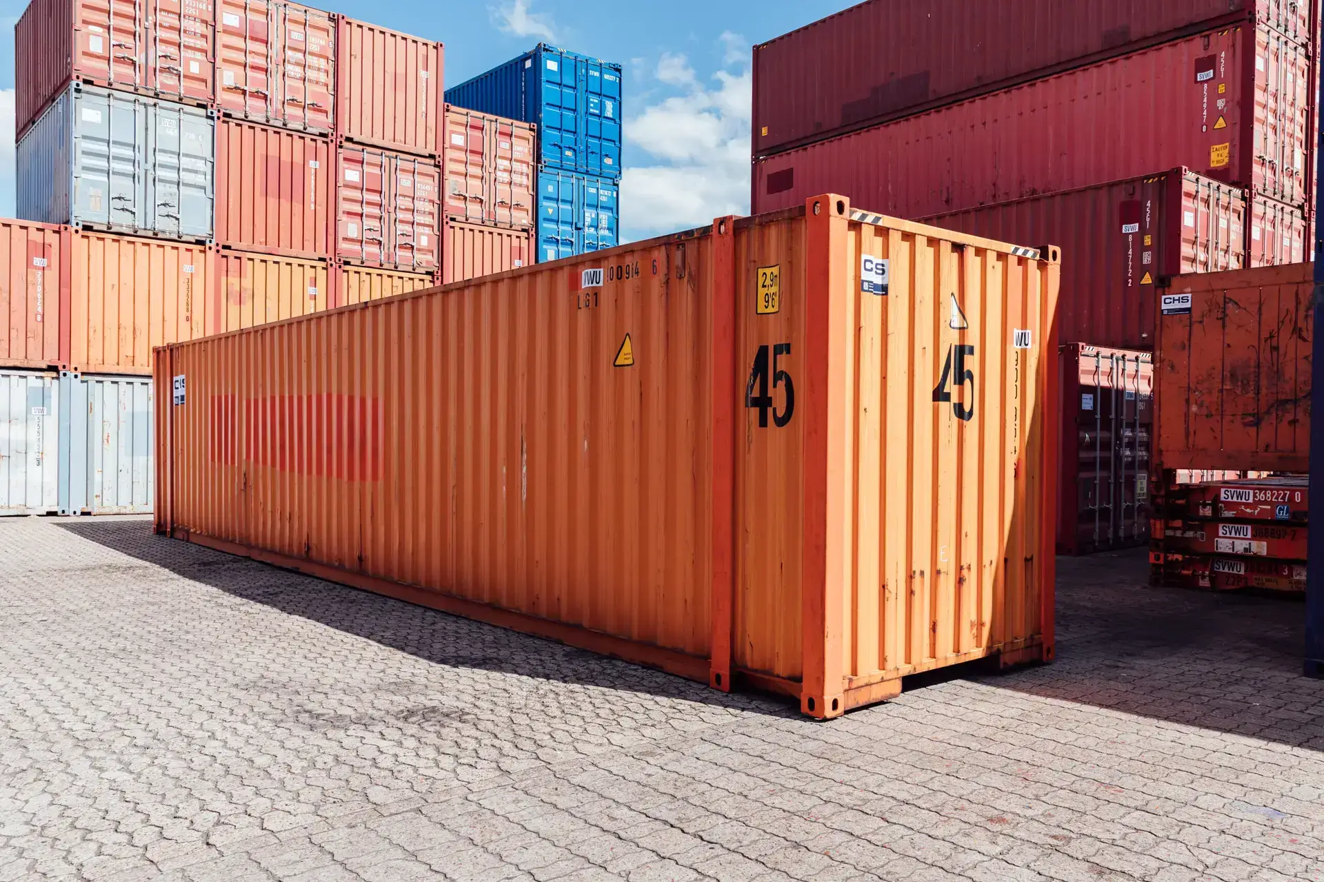 45ft High-Cube New/Used Pallet-Wide Containers For Sale - Image 2