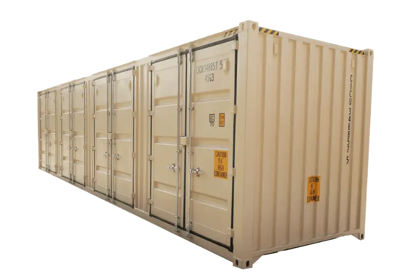 40 Fuß High Cube Sidedoor